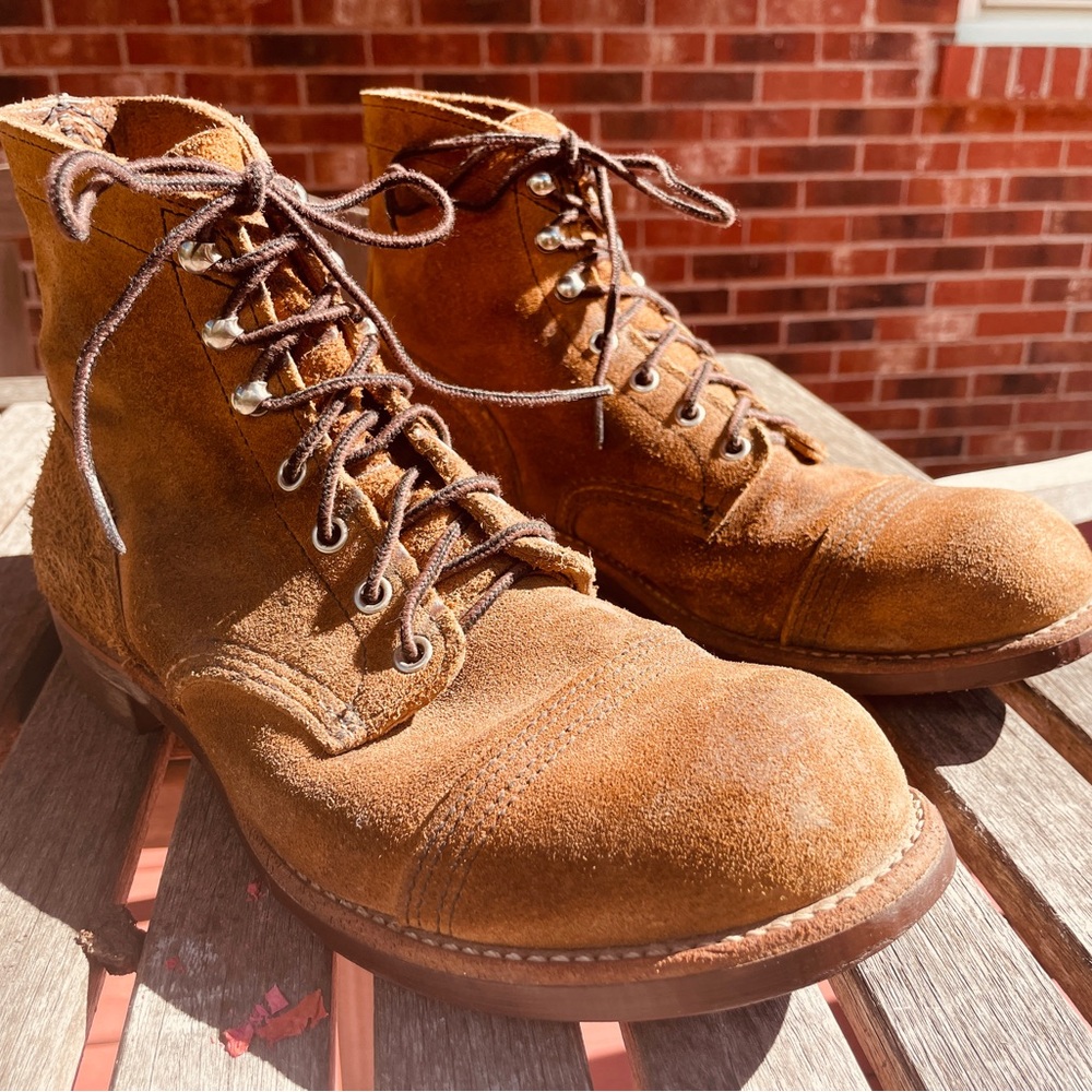 Red Wing Iron Rangers 8083 Muleskinner leather sz 9.5D